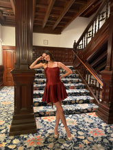 Load image into Gallery viewer, Ballerina Dress Red Charmeuse
