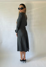 Load image into Gallery viewer, Rose Midi Dress in Charcoal
