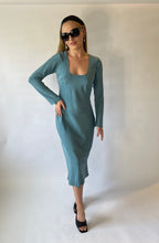 Load image into Gallery viewer, Rose Midi Dress in Blue
